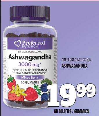 PREFERRED NUTRITION ASHWAGANDHA