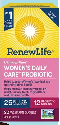 RENEW LIFE PROBIOTIQUES POUR FEMMES