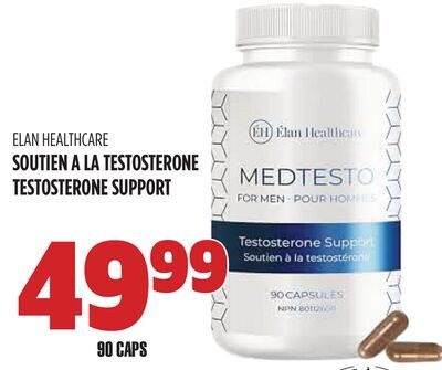 ELAN HEALTHCARE SOUTIEN À LA TESTOSTERONE