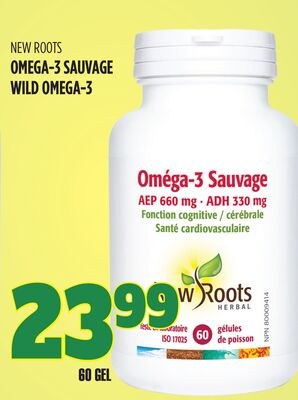 NEW ROOTS OMEGA-3 SAUVAGE