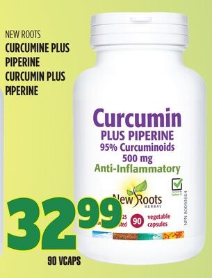 CURCUMINE PLUS PIPERINE NEW ROOTS