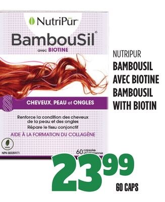 BAMBOUSIL AVEC BIOTINE NUTRIPUR