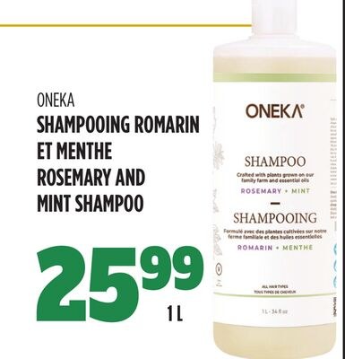 ONEKA SHAMPOOING ROMARIN ET MENTHE