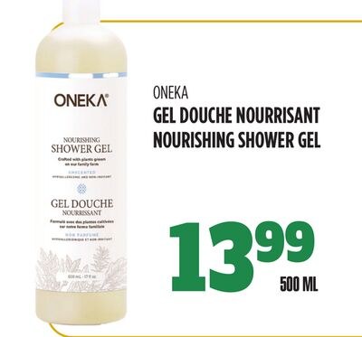 ONEKA GEL DOUCHE NOURRISANT