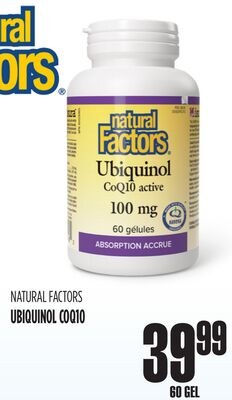 NATURAL FACTORS UBIQUINOL COQ10