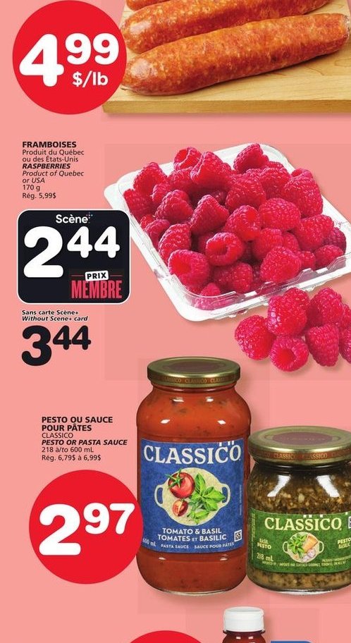 Saucisses européennes fraîches