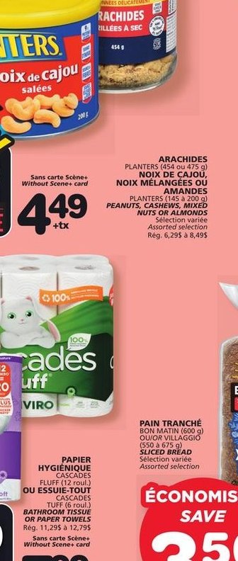 Planters Cacahuètes/Arachides