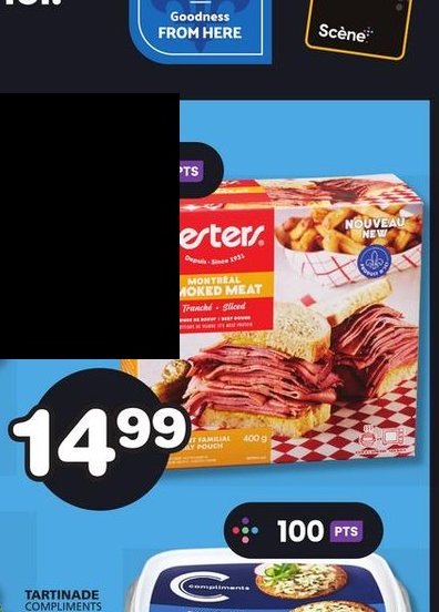 Produit de viande assortie