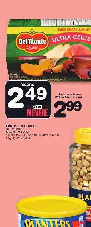 Del Monte Ultra Cerises