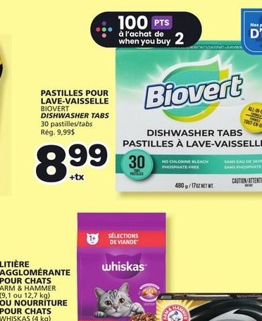 Biovert Pastilles pour lave-vaisselle