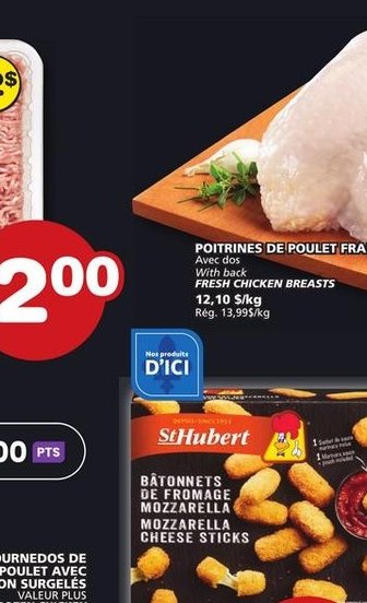 Poitrines de Poulet Frais Fresh Chicken Breasts