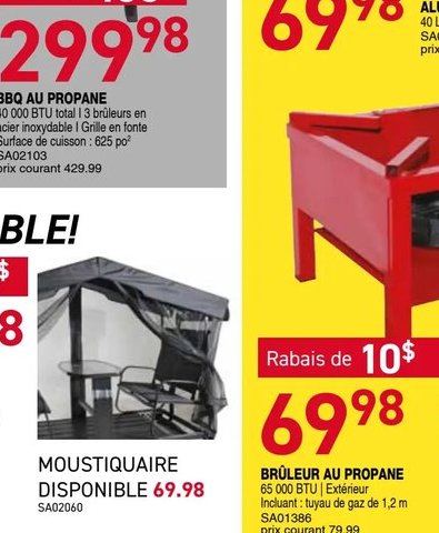 MOUSTIQUAIRE DISPONIBLE