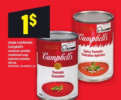 SOUPE CONDENSÉE CAMPBELL'S | CONDENSED SOUP, 28…