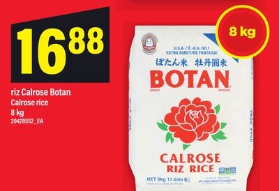 RIZ CALROSE BOTAN | CALROSE RICE, 8 KG