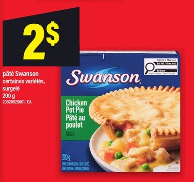 PÂTÉ SWANSON, 200 G