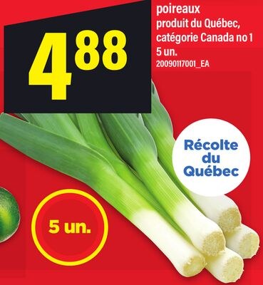 POIREAUX, 5 UN.