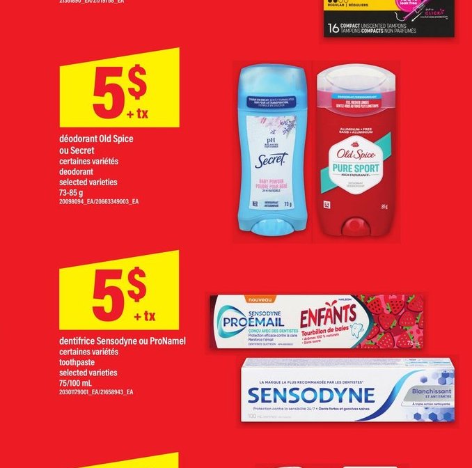 Kotex Night Defense ou U by Kotex protège-desso…