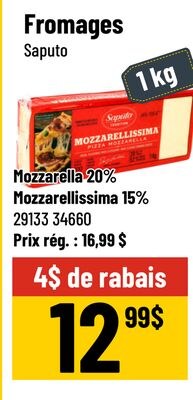 Fromages mozzarella