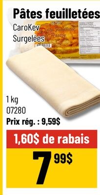 Pâtes feuilletées