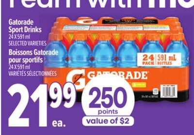 GATORADE SPORT DRINKS | BOISSONS GATORADE POUR …