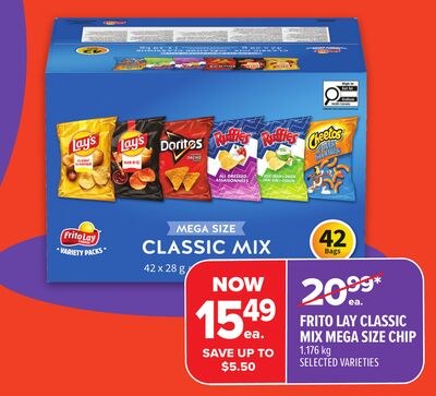 FRITO LAY CLASSIC MIX MEGA SIZE CHIP