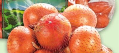 CARROTS OR YELLOW ONIONS