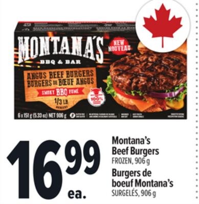 MONTANA'S BEEF BURGERS | BURGERS DE BOEUF MONTA…