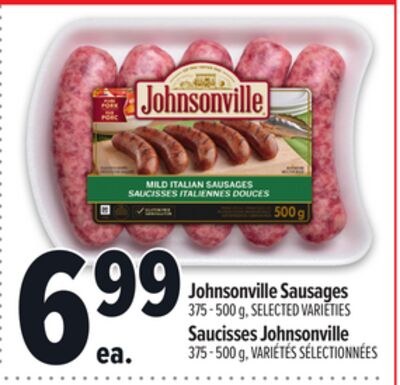JOHNSONVILLE SAUSAGES | SAUCISSES JOHNSONVILLE