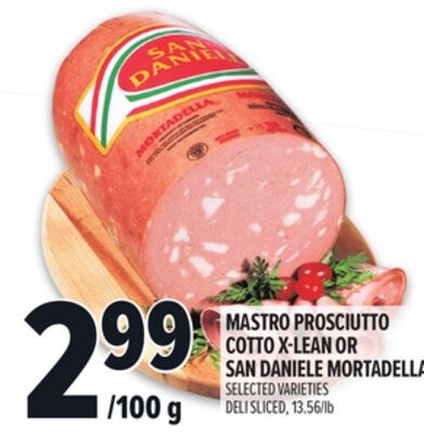 MASTRO PROSCIUTTO COTTO X-LEAN OR SAN DANIELE M…