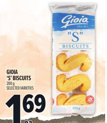 GIOIA 'S' BISCUITS