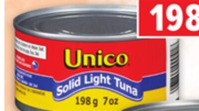 UNICO TOMATOES OR SOLID LIGHT TUNA