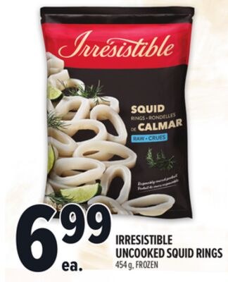 IRRESISTIBLE UNCOOKED SQUID RINGS