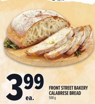 FRONT STREET BAKERY CALABRESE BREAD