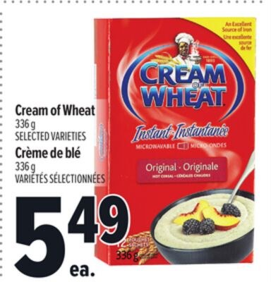 CREAM OF WHEAT | CRÈME DE BLÉ