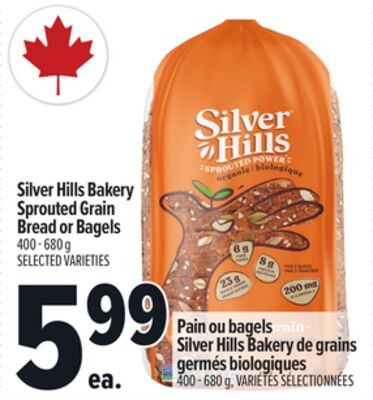 SILVER HILLS BAKERY SPROUTED GRAIN BREAD OR BAG…