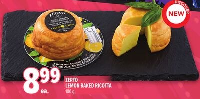 ZERTO LEMON BAKED RICOTTA