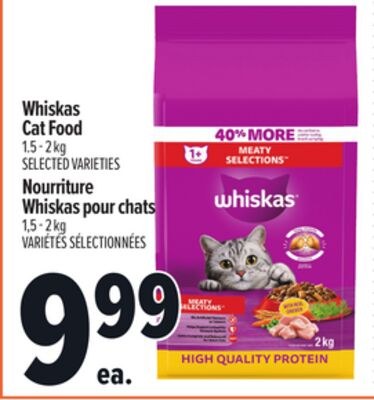 WHISKAS CAT FOOD | NOURRITURE WHISKAS POUR CHATS