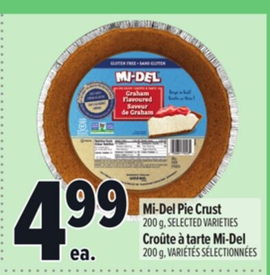 MI-DEL PIE CRUST | CROÛTE À TARTE MI-DEL