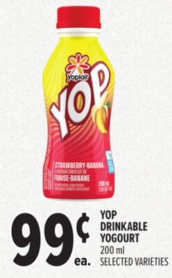 YOP DRINKABLE YOGOURT