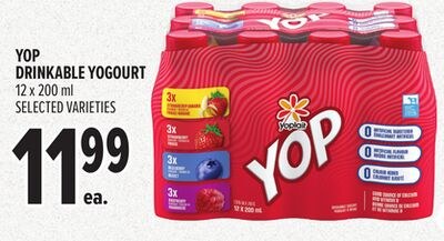 YOP DRINKABLE YOGURT