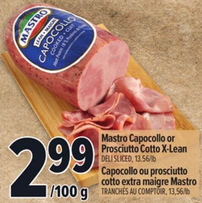 MASTRO CAPOCOLLO OR PROSCIUTTO COTTO X-LEAN | C…