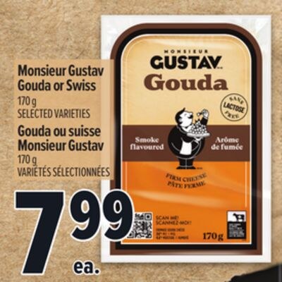 MONSIEUR GUSTAV GOUDA OR SWISS | GOUDA OU SUISS…