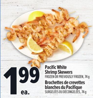 PACIFIC WHITE SHRIMP SKEWERS | BROCHETTES DE CR…