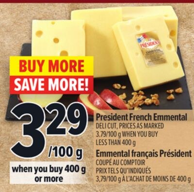 PRESIDENT FRENCH EMMENTAL | EMMENTAL FRANÇAIS P…