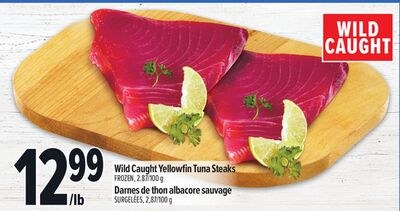 WILD CAUGHT YELLOWFIN TUNA STEAKS | DARNES DE T…