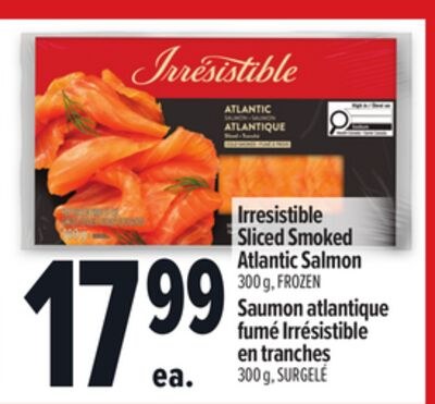 IRRESISTIBLE SLICED SMOKED ATLANTIC SALMON | SA…