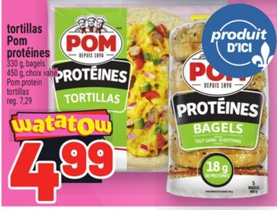 TORTILLAS POM PROTÉINES