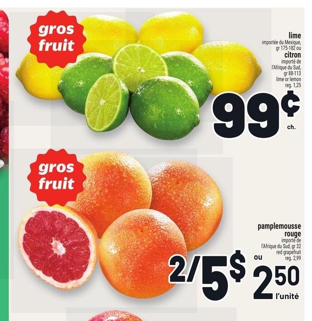 Gros fruit - Citron