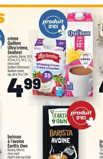 Produit d'ici Oeufs Québon ultra-frais