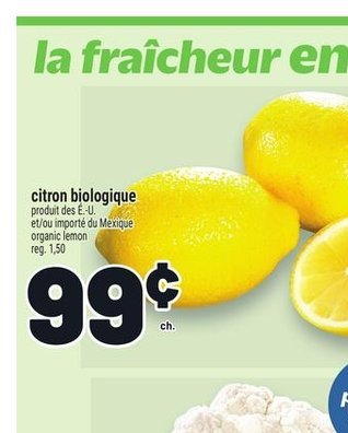 Citron biologique